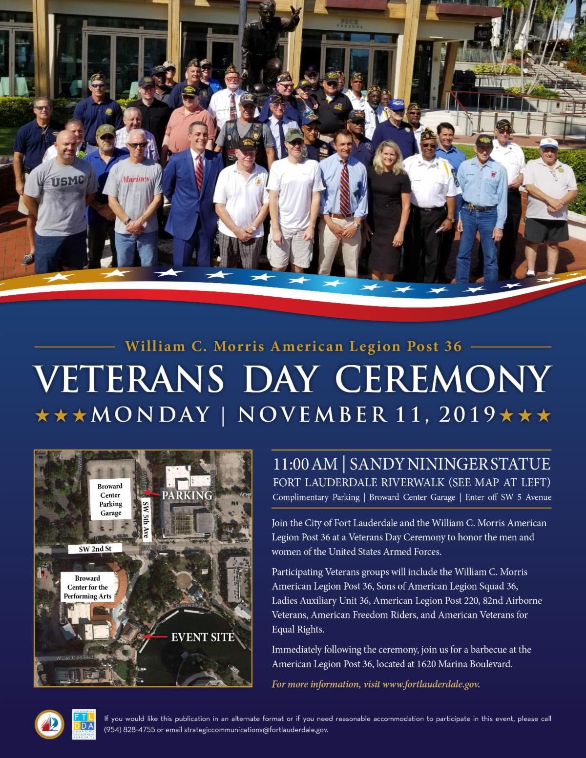 Veterans Day Ceremony | November 11th at 11am