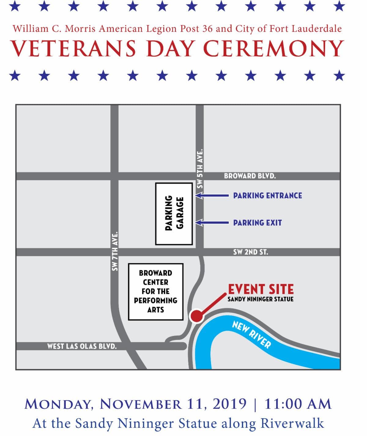 Veterans Day Ceremony | November 11th at 11am (Map site)