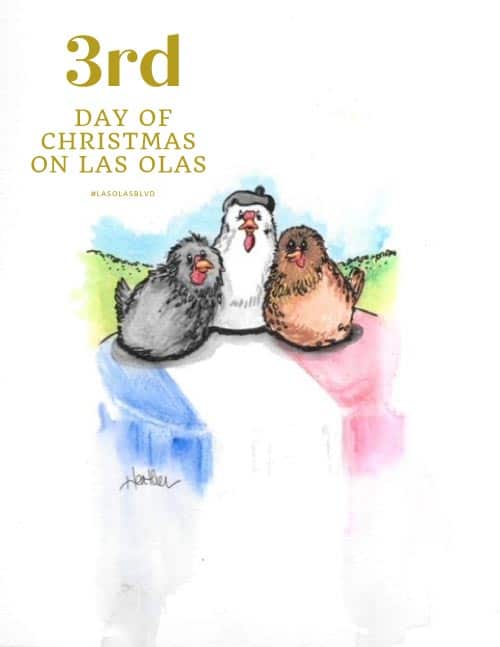 3rd Day of Christmas on Las Olas