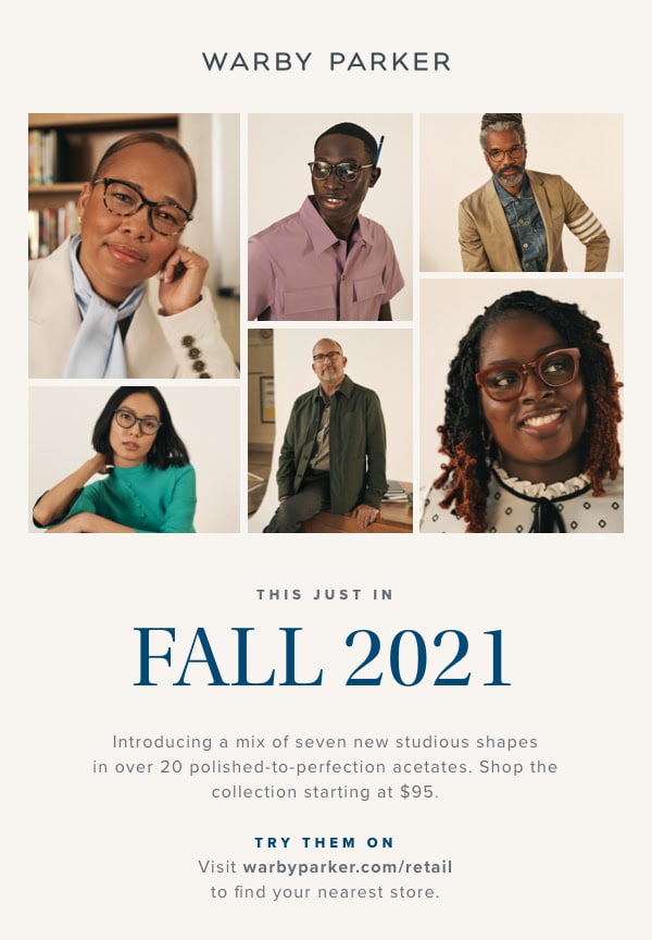 Warby Parker This Just In Fall 2021
