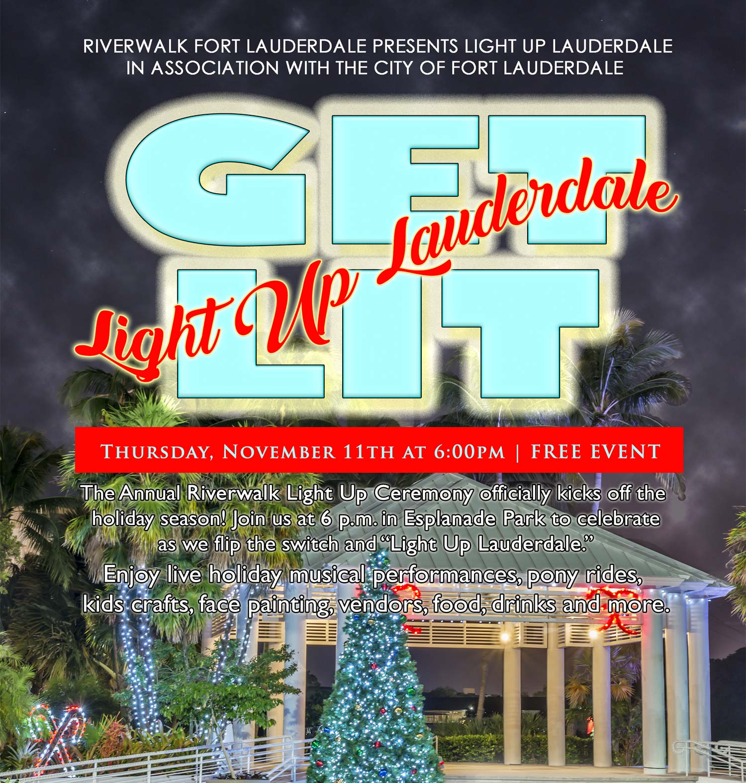 Light Up Fort Lauderdale - Get Lit