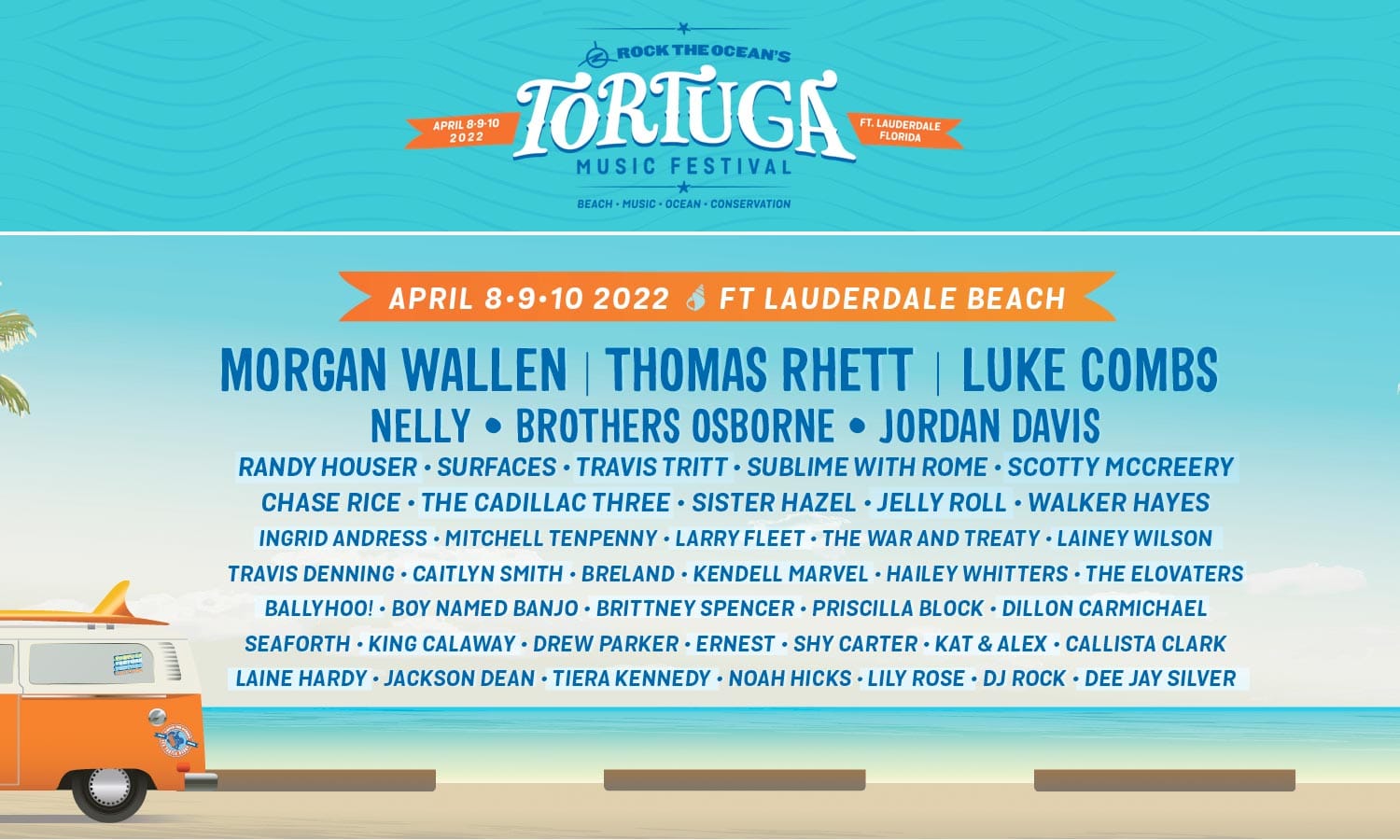 Tortuga Music Festival | April 8-10, 2022