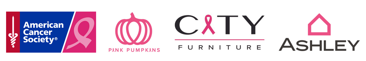 Pink Pumpkins - City Furniture - American Cancer Society - Ashley Furniture