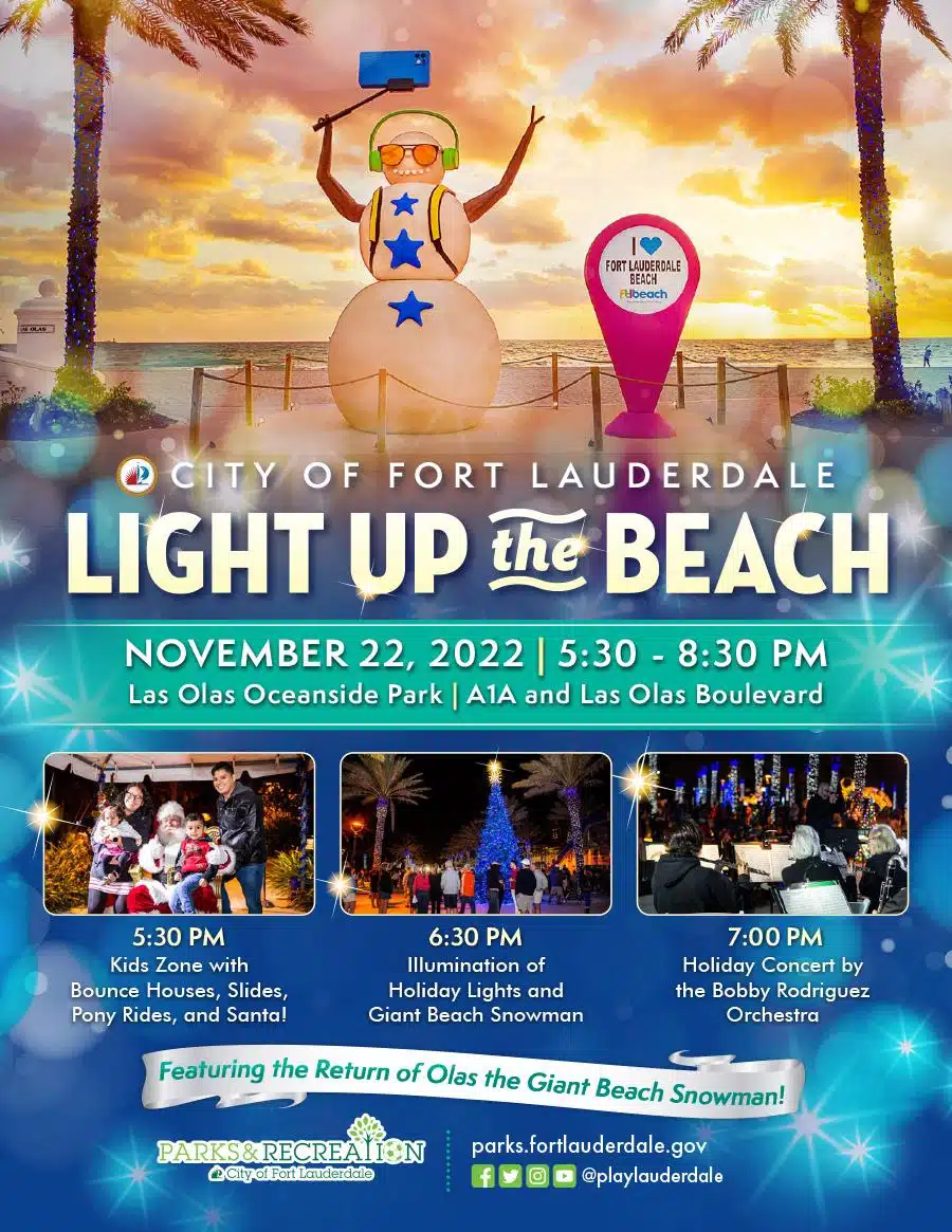 Light Up the Beach | Nov 22 5:30pm to 8:30pm