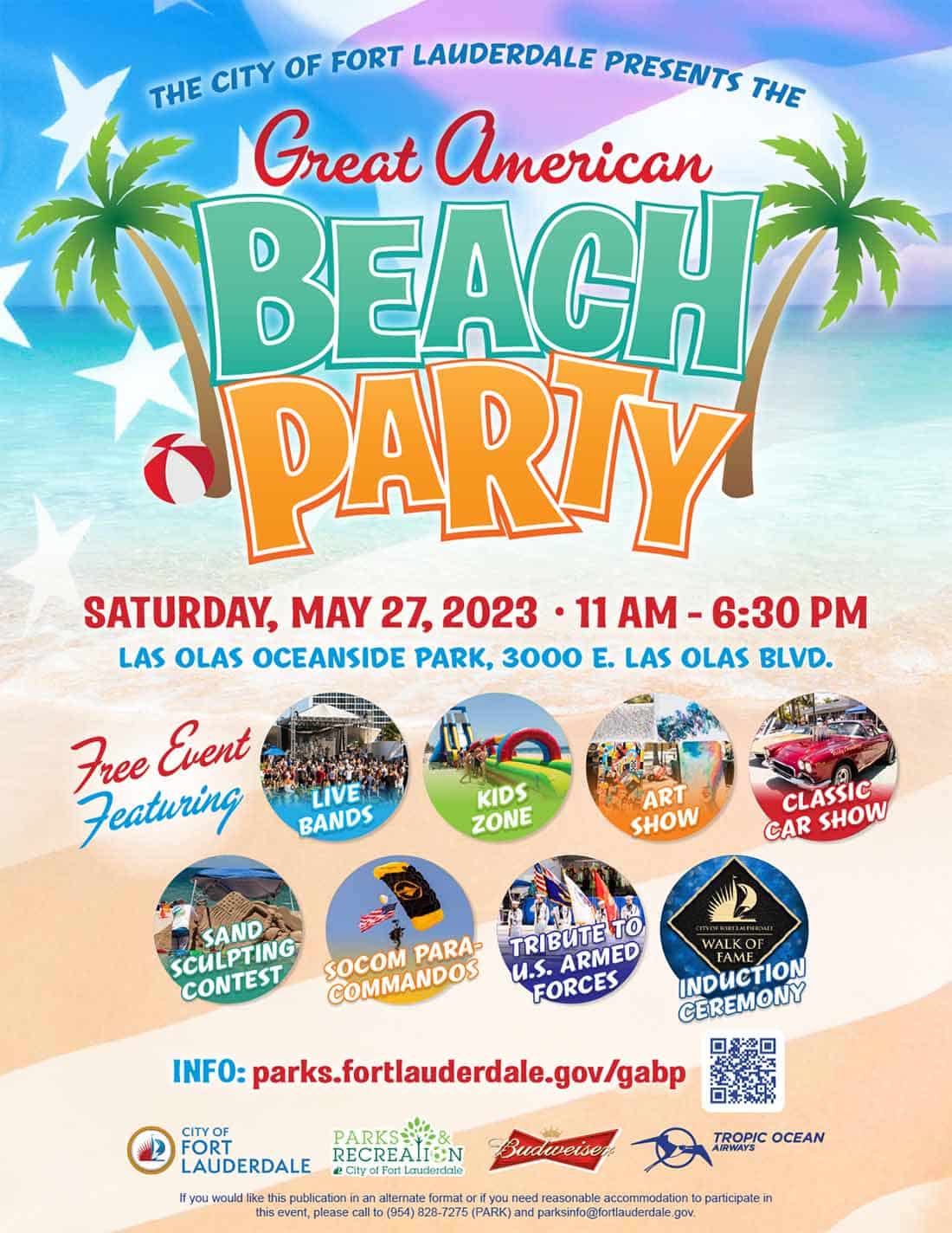 The Great American Beach Party - Saturday, May 27, 2023