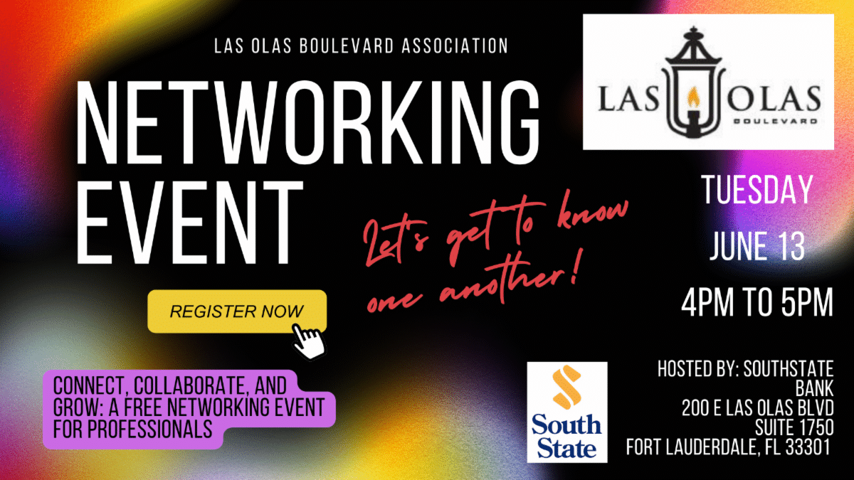 Las Olas Boulevard Association Networking Event
