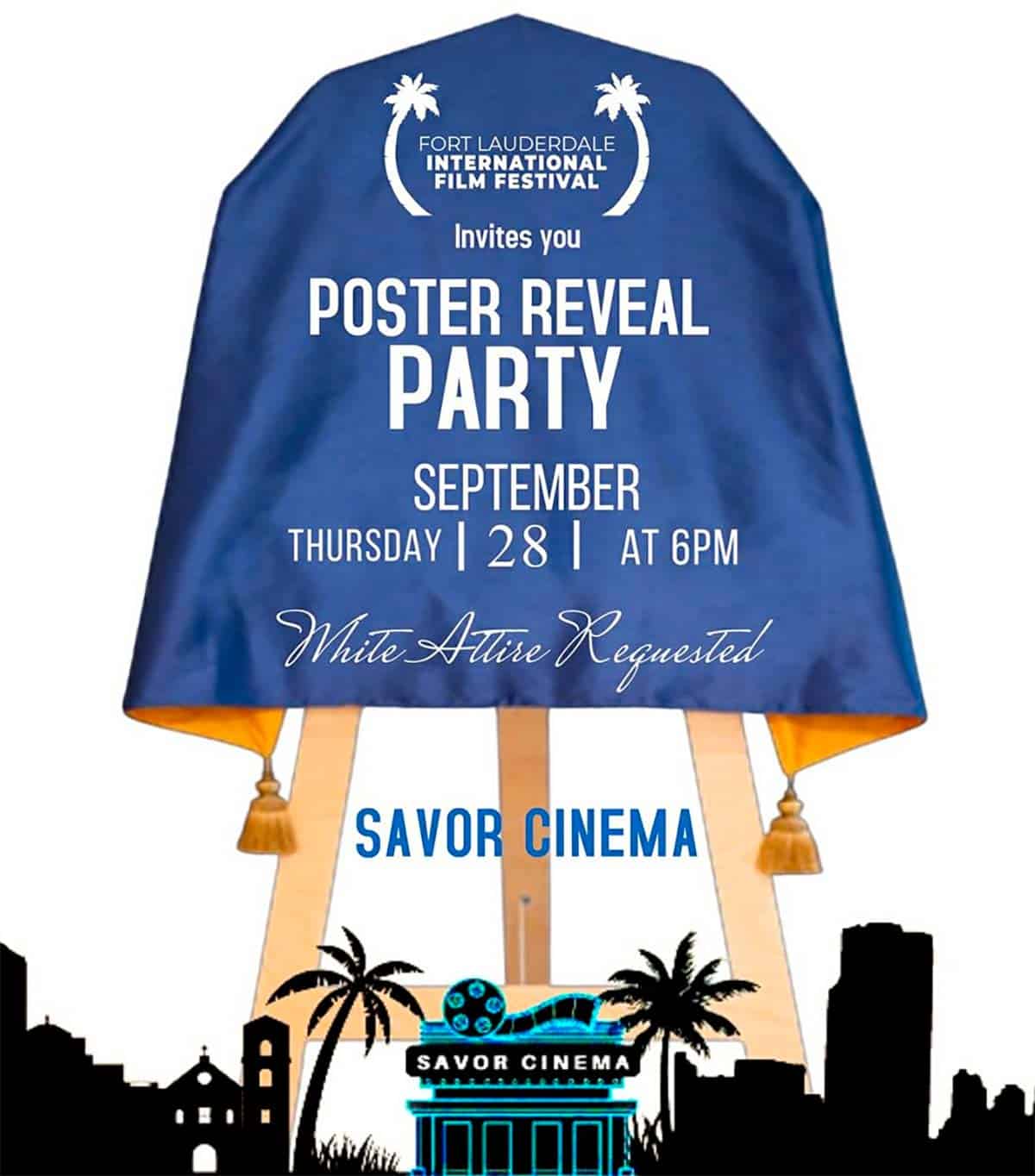 Fort Lauderdale International Film Festival Poster Reveal Party