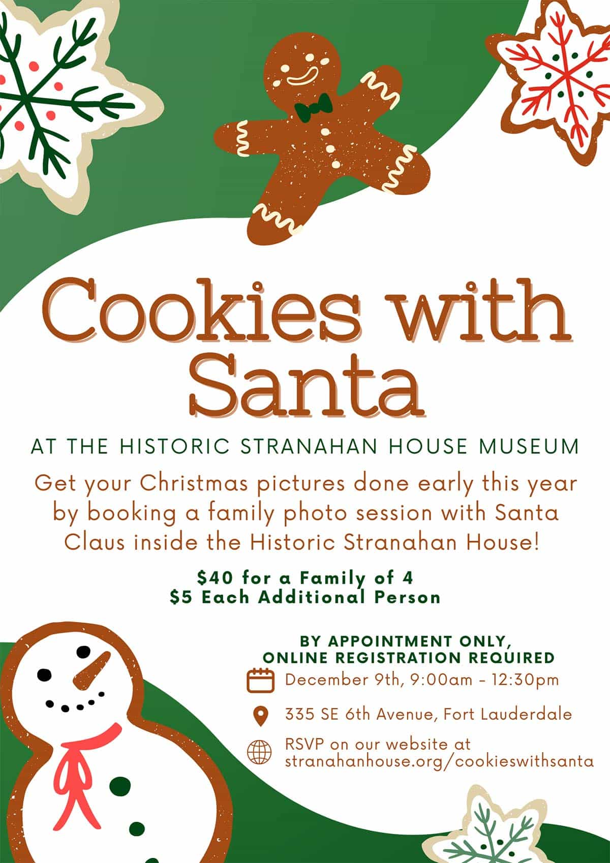 Cookies with Santa at the Historic Stranahan House Museum