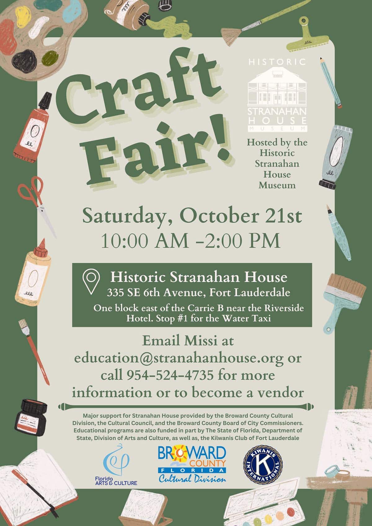 Craft Fair at the Historic Stranahan House Museum