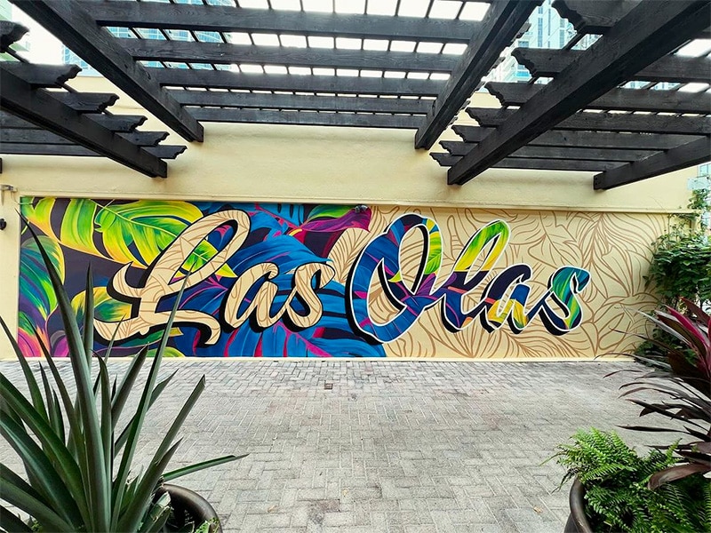 The Las Olas Mural by Artist Lori Pratico